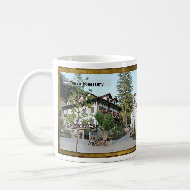 SERBISKA MONASTERIER - Tumankloster 1 Kaffemugg (Vänster)