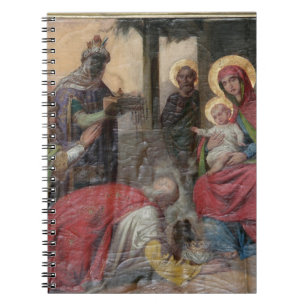 Serbiska ortodoxa kongrafi i Valjevo Church. - Anteckningsbok