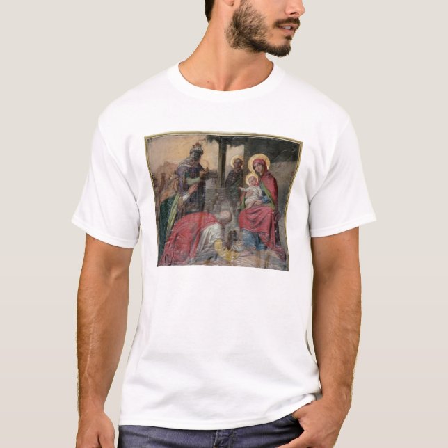 Serbiska ortodoxa kongrafi i Valjevo Church. - Tee Shirt (Framsida)