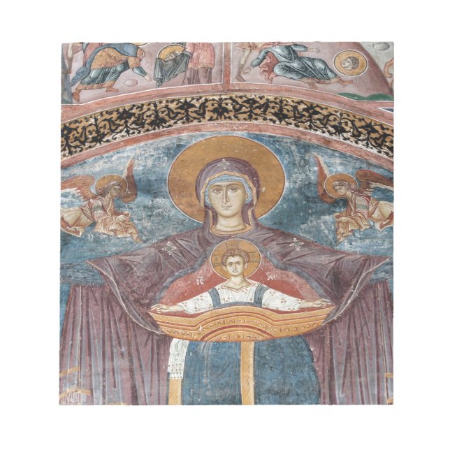 Serbiska ortodoxa kyrkan och en Unesco-webbplats,  Anteckningsblock (Framsida)