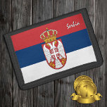 Serbiska plånbok, serbisk flagga patriot/sport<br><div class="desc">WALLETS: Serbiska och serbiska Flagga mode - kärlek mitt land,  fars dag,  helgdag,  patrioter/sportfantaster</div>