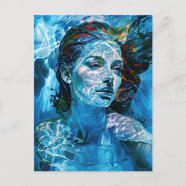 “Serelis” – Serenitet i Aqua Harmony     Vykort (Framsida)