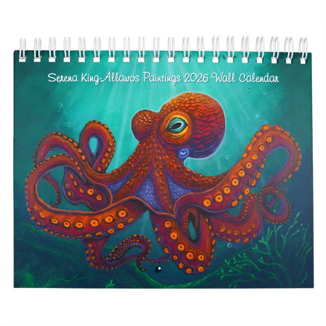 Serena King-Allawos Paintings 2026 Wall Calendar Kalender (Omslag)