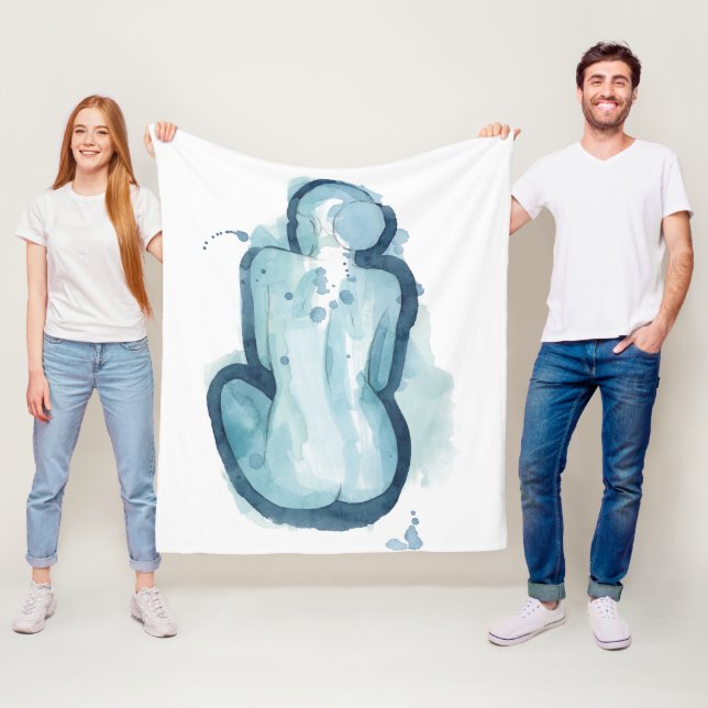 Serena Sketch Fleecefilt (På plats)