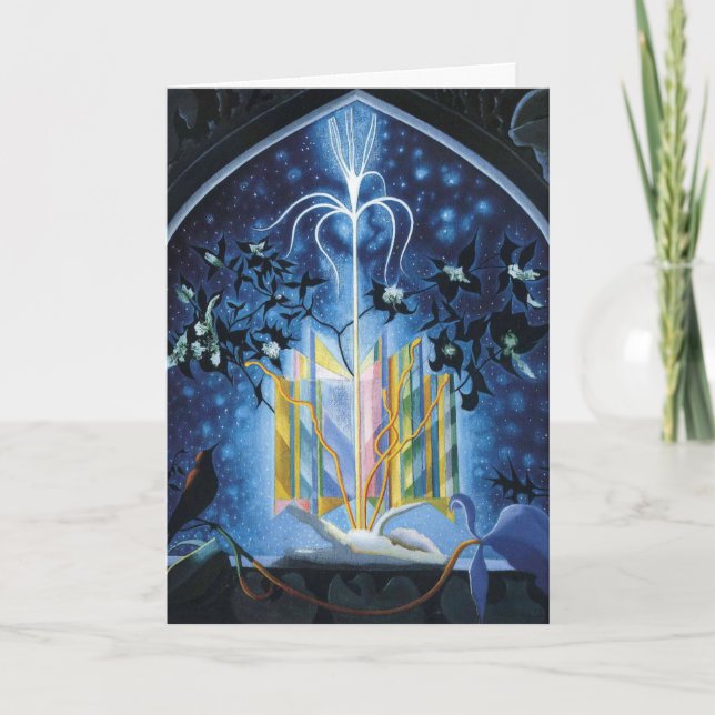 "Serenad, en julfantasi" av Joseph Stella Kort (Framsida)