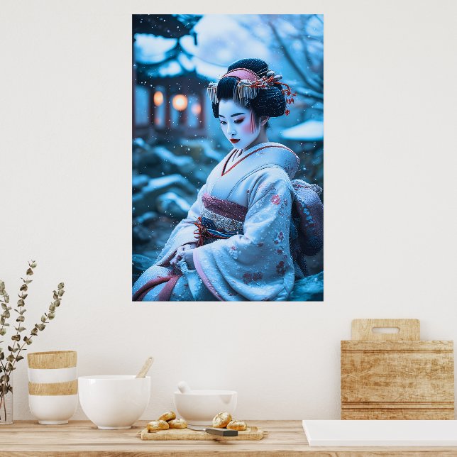 Serenad i snön poster (Kök)