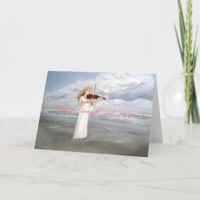 Serenadevalentin kort för dag (Framsida)
