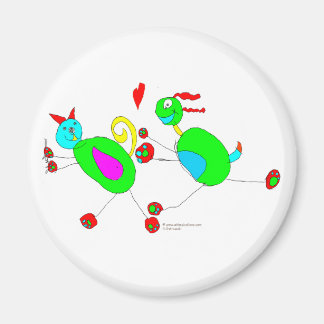 Serenas katt och Hund Chase Magnet