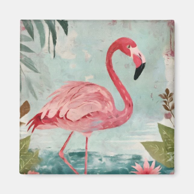 Serenat i Rosa: A Flamingos Paradise Magnet (Framsidan)