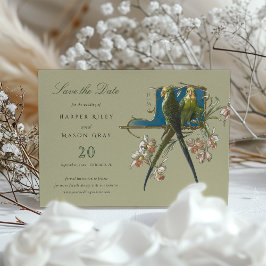 Serenaviärens inbjudan "Spara datumet" för bröllop