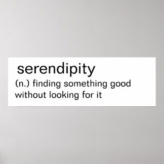 Serendipity - minimalistisk väggkonst