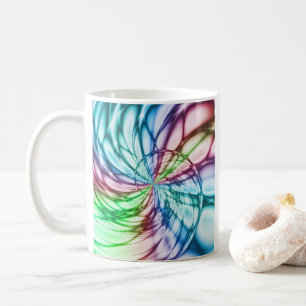 Serendipity Multifärgad Fractal Art Kaffemugg