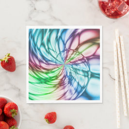 Serendipity | Multifärgad Fractal Art Pappersservett