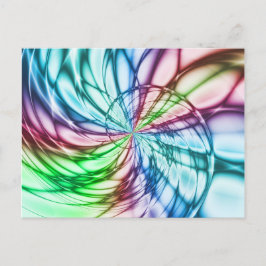 Serendipity | Multifärgad Fractal Art Vykort