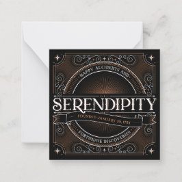 Serendipity Note-kort Anteckningskort