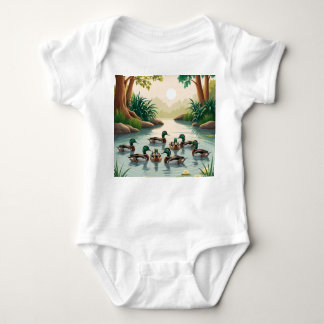 Serene Anka Pond Scene - Naturens lugn T Shirt