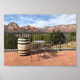 Serene Arizona Mountain Landscape Poster