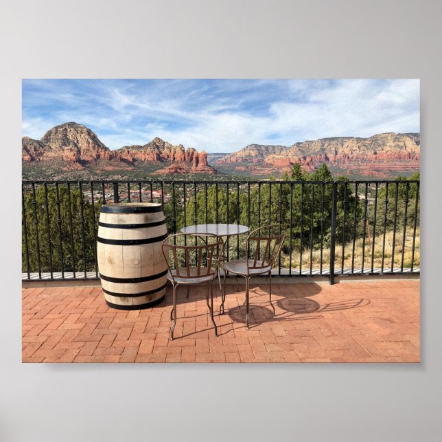 Serene Arizona Mountain Landscape Poster (Framsidan)