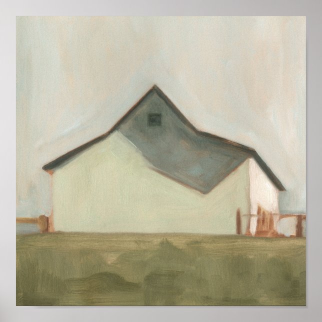 Serene Barn - off-White Poster (Framsidan)