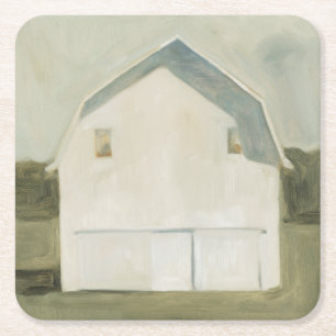 Serene Barn - vit Underlägg Papper Kvadrat
