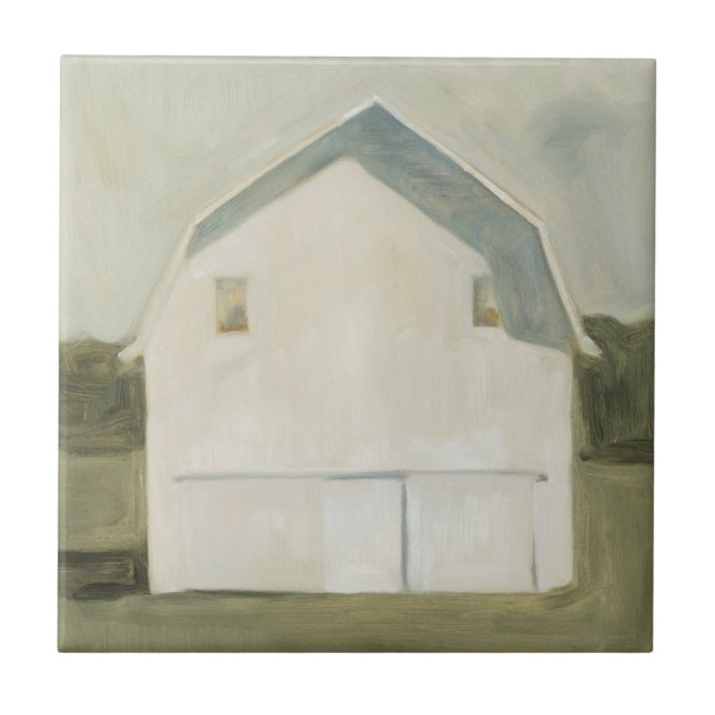 Serene Barn - White Kakelplatta (Framsidan)