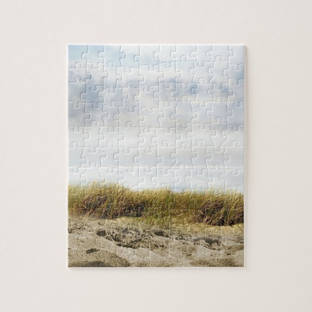 Serene Beach Scene Pussel (Vertikal)