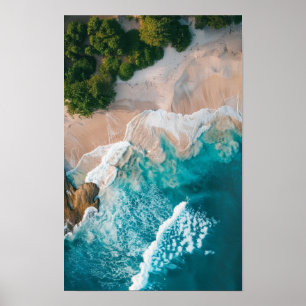 Serene Beach Sunset - Kustlandskapet Poster