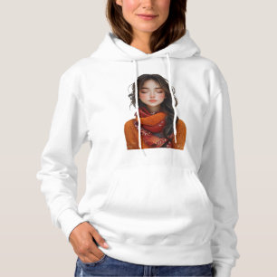 Serene Beauty - Inner Peace Illustrated Porträtt T Shirt