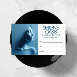 Serene Beauty Skincare, Massage, Spa Möte Tidsbeställning Kort
