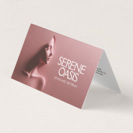 Serene Beauty Skincare, Massage, Spa Rosa Visitkort
