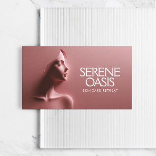 Serene Beauty Skincare, Massage, Spa Rosa Visitkort