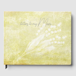 Serene Blommigt Förlust av Mor Personlig Journal Gästböcker