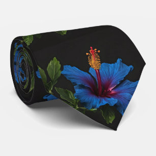 "Serene Bloom: Beauty of Blue Hibiscus Flowers Slips
