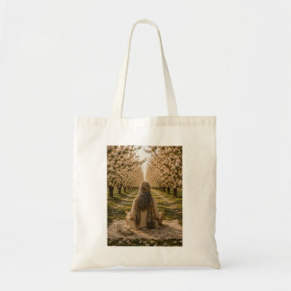 Serene Bloom Botanical Garden Cottagecore Tote Bag Tygkasse