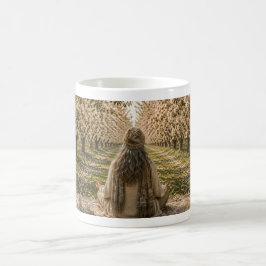 Serene Bloom Botanical Garden Mug Romantic Cottage Kaffemugg