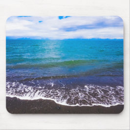 Serene Blue Ocean Vågar Mousepad Musmatta