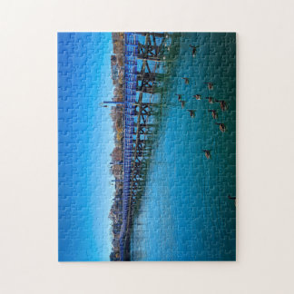 Serene Blue Pier Puzzle Pussel
