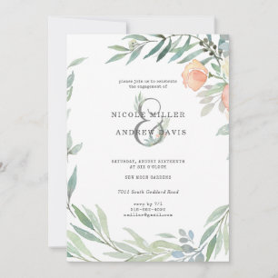 Serene Botanical Förlovningsfest för Vild