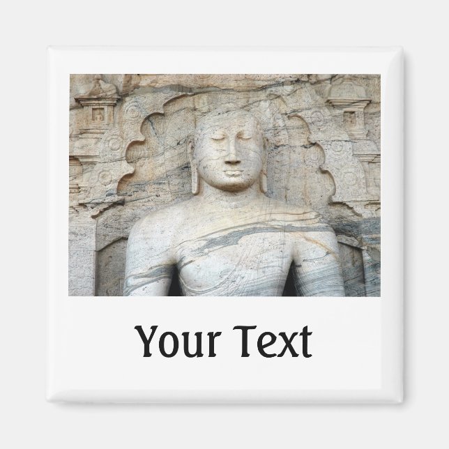 Serene Buddha Image Magnet (Framsidan)