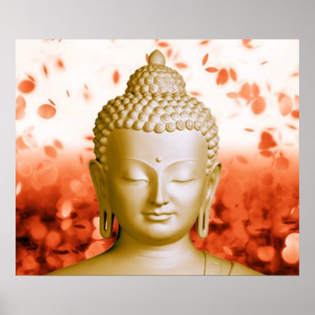 Serene Buddha poster (Framsidan)