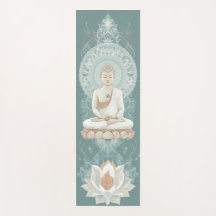 Serene Buddha Yoga Mat for Mindfulness Practice