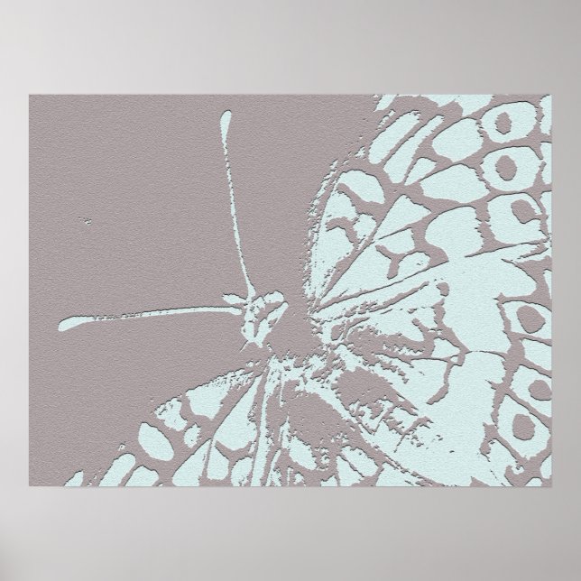 Serene Butterfly Poster (Framsidan)
