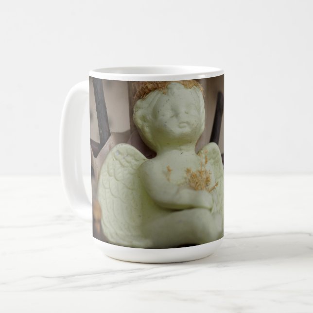 Serene Cherub Rest Kaffemugg (Framsida vänster)