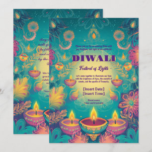Serene Diwali Grace Inbjudningar