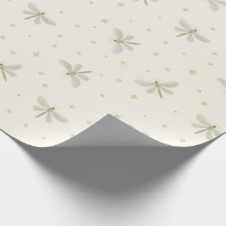 Serene Dragonflies Wrapping Paper Presentpapper