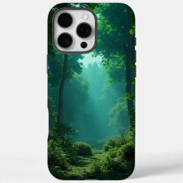 Serene Forest Glade i Morgonljus - iphone case