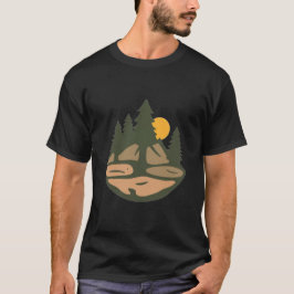 Serene Forest med Golden Sol T-Shirt