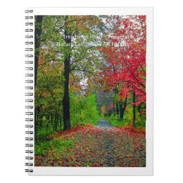 Serene Forest Notebook Cover - Peaceful Woodland  Anteckningsbok