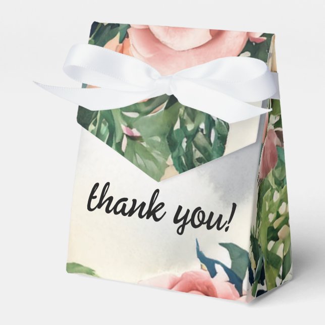 Serene Garden Wandeans: Pastel Blommigt Elegance Presentaskar (Framsidan Sidan)