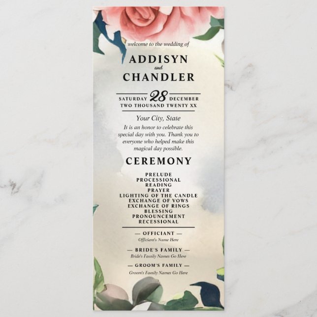 Serene Garden Wandeans: Pastel Blommigt Elegance Program (Framsida)